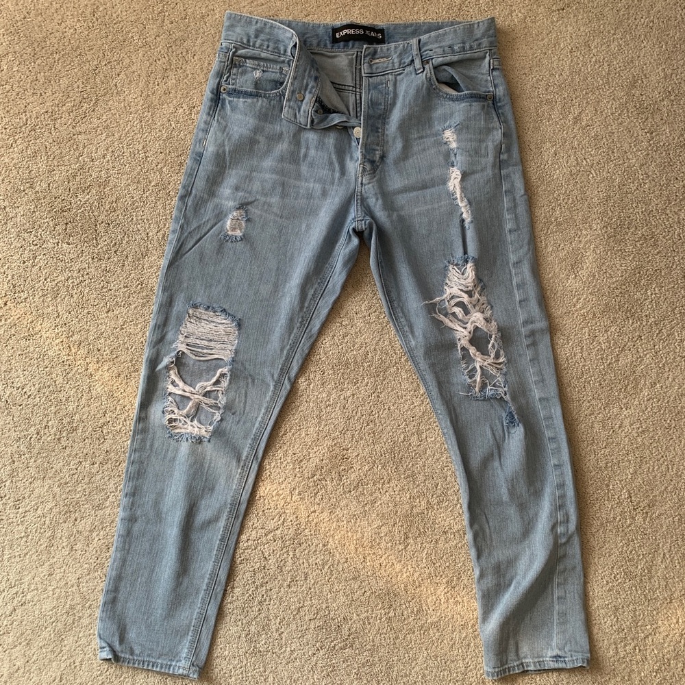 Express ripped vintage jeans